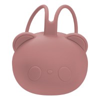 Suport pentru suzeta din silicon AppeKids The Little Bear Old Rose - 5