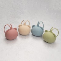 Suport pentru suzeta din silicon AppeKids The Little Bear Old Rose - 4