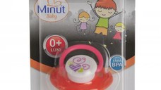 Suzeta blister Minut Baby 0+ portocalie
