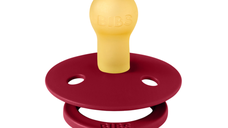 Suzeta Colour Latex Bibs tetina rotunda 0 luni + Ruby