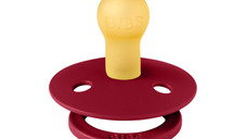 Suzeta Colour Latex Bibs tetina rotunda 0 luni + Ruby