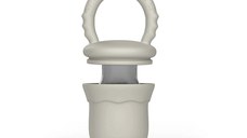 Suzeta cu alimentator din silicon BabySteps Crem pentru diversificarea alimentatiei