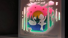 Tablou luminos Fetita 016