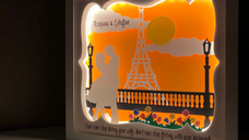 Tablou luminos Indragostiti 005