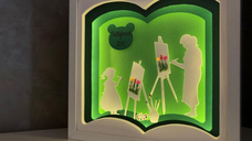 Tablou luminos InvatatoareEducatoare 013