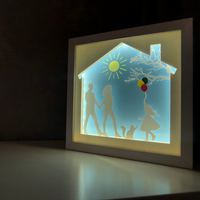 Tablou luminos Parinti si copii 014 - 1