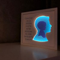 Tablou luminos Parinti si copii 023 - 1