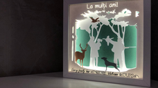 Tablou luminos Vanatoare 001