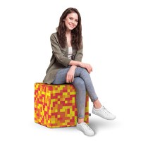 Taburet Updeco cub XL Minecraft Foc - 1