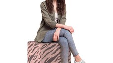 Taburet Updeco cub XL Tigre soft pink