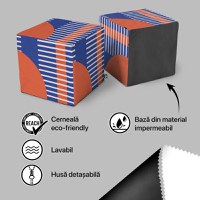 Taburet Updeco cub XL Tigre soft pink - 3