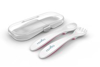 Tacamuri de calatorie in cutie Nuvita Easy Eating Pink - 3