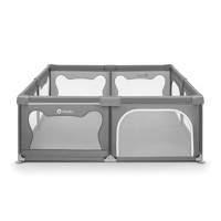 Tarc de joaca copii Lionelo Willow XL 180x200 cm pliere compacta gri - 3