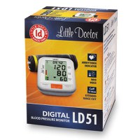Tensiometru electronic de brat Little Doctor LD 5, afisaj XXL detector aritmie indicator WHO - 2