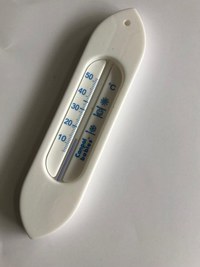 Termometru de baie si bavetica Mos Craciun - 1