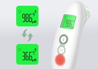 Termometru digital fara contact cu infrarosu pentru frunte si ureche Momcozy - 4