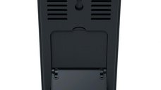 Termometru si higrometru digital AirBi Frame de camera ceas cu alarma si suport expandabil negru BI1050