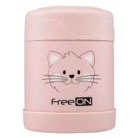 Termos FreeON pentru alimente solide Pink Kitty - 1