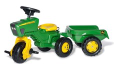 Tractor cu pedale si remorca Rolly Trac John Deere