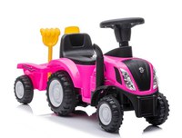 Tractor cu remorca sunete si lumini Pink - 1