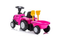Tractor cu remorca sunete si lumini Pink - 5