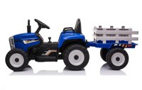 Tractor electric 12V cu remorca Nichiduta Farmer Blue - 2