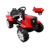 Tractor electric pentru copii C2 R-Sport rosu - 1
