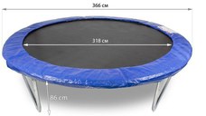 Trambulina Buba 12FT cu plasa de protectie si scara diametru 366 cm