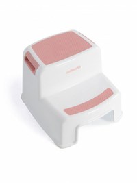 Treapta dubla multifunctionala Colibro Step Two cu suprafata si baza antialunecare, 6 x 32 x 27 cm, Crystal - 2