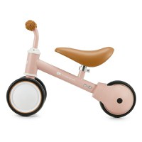 Tricicleta copii de echilibru Kinderkraft Cutie fuzzy peach, varsta 1-3 ani, roti din spuma EVA, posibilitatea de reglare a inaltimii scaunului (26-28 cm), sarcina maxima 15 kg - 2