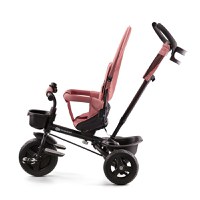 Tricicleta copii Kinderkraft Aveo rose pink de la 9 luni cu sezut rotativ, suport pentru picioare, maner cu control al directiei, gentuta si cos pentru accesorii - 6