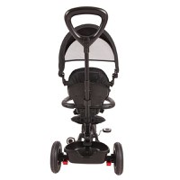 Tricicleta cu roti de cauciuc Qplay Rito Rubber Negru - 3