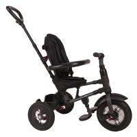 Tricicleta cu roti de cauciuc Qplay Rito Rubber Negru - 4