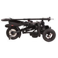 Tricicleta cu roti de cauciuc Qplay Rito Rubber Negru - 6