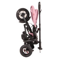 Tricicleta cu roti de cauciuc Qplay Rito Rubber Roz - 5