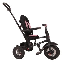 Tricicleta cu roti de cauciuc Qplay Rito Rubber Roz - 9