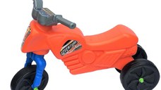 Tricicleta de echilibru pentru copii, Burak Toys, fara pedale, design ergonomic de la 2 ani pana la 20 kg, dimensiune 60 x 45 x 25 cm, portocalie