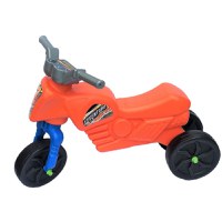 Tricicleta de echilibru pentru copii, Burak Toys, fara pedale, design ergonomic de la 2 ani pana la 20 kg, dimensiune 60 x 45 x 25 cm, portocalie - 1