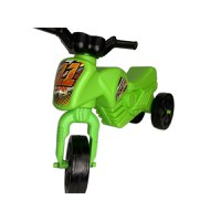 Tricicleta de echilibru pentru copii, Burak Toys, fara pedale, design ergonomic de la 2 ani pana la 20 kg, dimensiune 60 x 45 x 25cm, Verde - 1