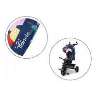 Tricicleta Haari scaun reversibil rotire 360 grade pliabila multicolor Lionelo - 8