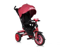 Tricicleta multifunctionala 4 in 1 Speedy Air scaun rotativ Red Black - 1