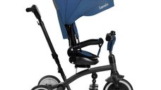 Tricicleta Multifunctionala Lionelo Tris Plus Albastru - Ultrapliabila si Reversibila