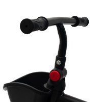 Tricicleta pentru copii Baby Mix Peony Black cu scaun reversibil,roti EVA cu frana,spatar reglabil,maner parental cu control al directiei,suport picioare pliabil,copertina reglabila ,panou cu muzica,lumini,ghidon pliabil - 2