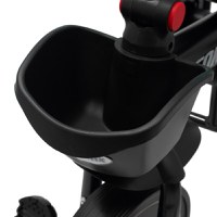 Tricicleta pentru copii Baby Mix Peony Black cu scaun reversibil,roti EVA cu frana,spatar reglabil,maner parental cu control al directiei,suport picioare pliabil,copertina reglabila ,panou cu muzica,lumini,ghidon pliabil - 4