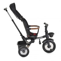 Tricicleta pentru copii Byox Jasper Black pliabila, cu maner parental, spatar reglabil, scaun rotativ - 3