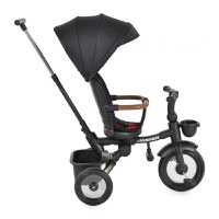 Tricicleta pentru copii Byox Jasper Black pliabila, cu maner parental, spatar reglabil, scaun rotativ - 6