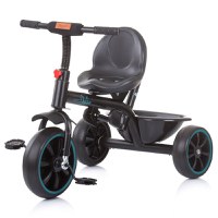 Tricicleta pentru copii Chipolino Pulse Avocado cu maner cu control al directiei, copertina detasabila, scaun confortabil cu husa moale, suport pentru picioare si cos pentru cumparaturi - 3