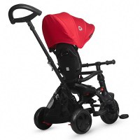 Tricicleta pentru copii Coccolle Alegra Chili Pepper multifunctionala, cu sezut reversibil si pozitie de somn, de la 10 luni, suport de picioare pliabil, frana pe rotile din spate si copertina cu protectie UV - 7