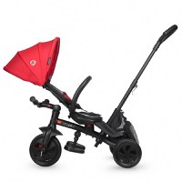 Tricicleta pentru copii Coccolle Alegra Chili Pepper multifunctionala, cu sezut reversibil si pozitie de somn, de la 10 luni, suport de picioare pliabil, frana pe rotile din spate si copertina cu protectie UV - 9