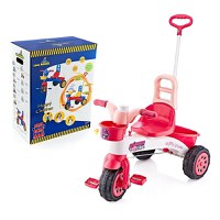 Tricicleta pentru copii cu claxon si control parental Princess in cutie - 1